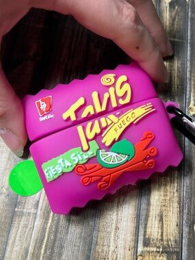 5for$10 Purple Hot Chip Food AirPod Three Protective Case Accessories Takis